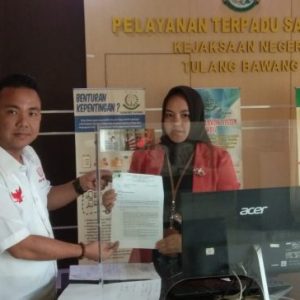 Kejari Akan Tindaklanjuti Laporan Terkait Dugaan Korupsi Pada Dinkes dan Bagian Umum Pemkab Tuba
