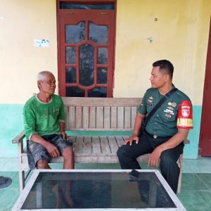 Hadapi Musim Hujan, Ini Himbau dan Ajakan Babinsa Ceper Ke Warga Binaan