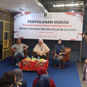 Rutan Salatiga Berikan Bantuan Hukum Gratis