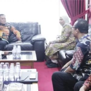 Bupati Lamsel H. Nanang Ermanto Terima Audensi Kepala Perwakilan BPKP Provinsi Lampung 