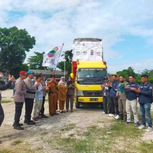 H-1 Pemilu 2024, PPK Ketapang Lepas Kotak Suara ke Seluruh TPS