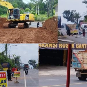 Ancam Keselamatan Pengguna Jalan, Aktivitas Dump Truk Pengangkut Tanah Galian C di Gading Tuntang Diduga Belum Kantongi Ijin