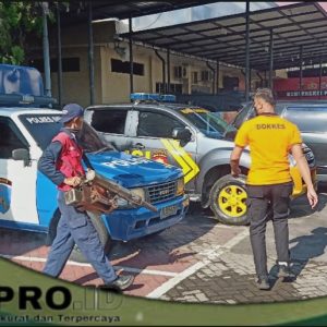 Cegah Penyakit DBD, Polres Semarang Fooging lingkungan Mako Polres.