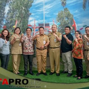 Yasip Khasani Menerima Audiensi Pengurus Pesparawi Kota Salatiga, di Ruang Kerja Wali Kota