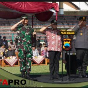 Giat Pengamanan Pemilu 2024, Kapolres, Dandim dan Bupati Semarang pimpin Apel