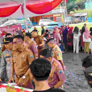 Pemkab Lamsel Gelar Operasi Pasar Murah di Desa Bakauheni 