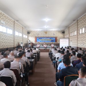Meminimalisir Pelanggaran Anggota, Bidpropam Polda Lampung Lakukan Mitigasi Pelanggaran Disiplin Di Polres Lampung Selatan