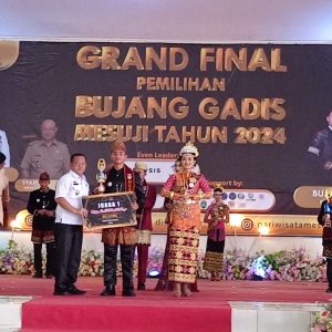 Rafid dan Diana Terpilih Jadi Bujang Gadis Mesuji 2024