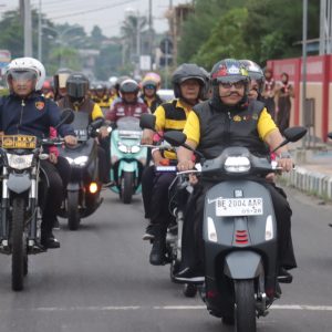 Safari Kamtibmas Safety Driving Polres Lampung Selatan