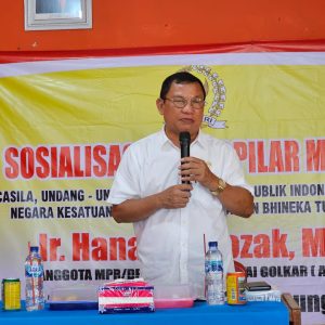 Anggota MPR Hanan Rozak Sosialisasi 4 Pilar MPR di Tulang Bawang
