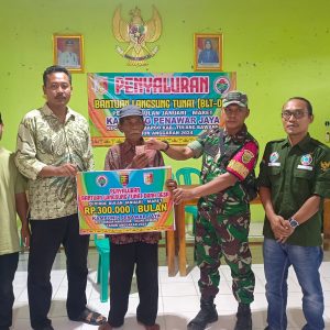 Bulan Ramadhan Penuh Berkah, 22 KPM di Kampung Penawar Jaya Menerima BLT