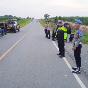 Gelar Patroli Cegah Aksi Balap Liar di Jalan Lintas Rawa Jitu PT BNIL, Polsek Banjar Agung Amankan Sepeda Motor