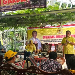 Hanan Rozak Sosialisasi 4 Pilar MPR RI di Pringsewu
