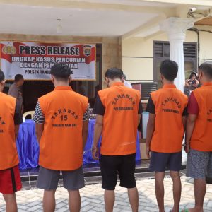 Polisi Bekuk 5 Pelaku Pembobol Warung di Lampung Selatan