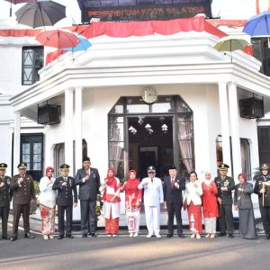 Walikota Salatiga Menjadi Inspektur Upacara Peringatan HUT Ke-79 RI Tahun 2024