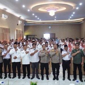 Ciptakan Situasi Aman dan Kondusif Jelang Pemilu Serentak, Kapolres Semarang Silaturahmi Lurah dan Kades
