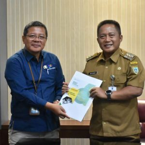 Penjabat (Pj) Wali Kota Salatiga, Yasip Khasani Menerima Audiensi BPS,di Ruang Kerja Wali Kota