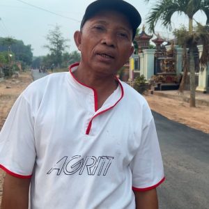 Warga Desa Trimulyo Mataram Lampung Tengah Kecewa, Jalan Rusak 3 Kilo Meter, Tetapi Hanya Ditambal Sulam Sepanjang 160 Meter