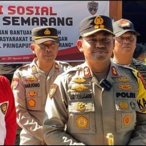 Terdampak kekeringan, Kapolres Semarang Salurkan 5 Tangki Air Bersih