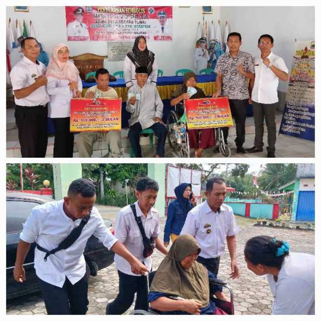 Aura Haru Menyelimuti Penyerahan BLT-DD Lebung Nala, Air Mata KPM Menetes Tak Terbendung