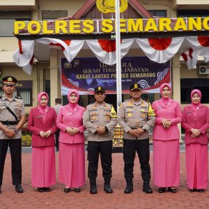 Kapolres Semarang Pimpin Sertijab Kasat Lantas Polres Semarang