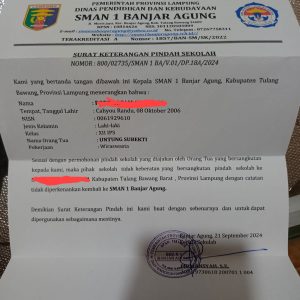 Dikeluarkan Dari SMAN 1 Banjar Agung Karena Merokok Terpaksa P Pindah Sekolah