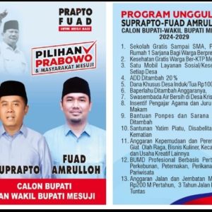Prapto – Fuad Berkomitmen Berikan Tambahan Anggaran Ponpes Dan Tempat Ibadah