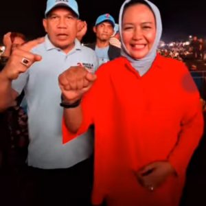 Kader PDIP Tuba Winarti Kampanyekan Paslon RMD-Jihan