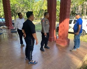 Polisi Perketat Keamanan Jelang Debat Terbuka Pilkada Bupati dan Wakil Bupati Lampung Selatan 