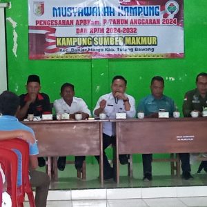 Kampung Sumber Makmur Dapat Reward DD Tahun 2024, Dan akan Segera Bahas APBKam Perubahan Kedua