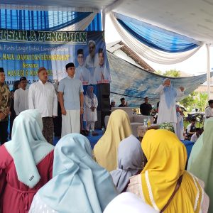 Calon Bupati 02 Radityo Egi Pratama Hadiri Istighotsah dan Pengajian Akbar di Tanjung Bintang