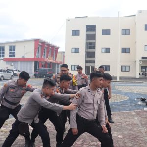Kapolres Lampung Selatan Cek Latihan Dalmas, Persiapkan Pengamanan Pilkada