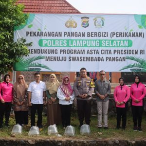 Polres Lampung Selatan Launching “Bhatani” untuk Dukung Ketahanan Pangan Nasional