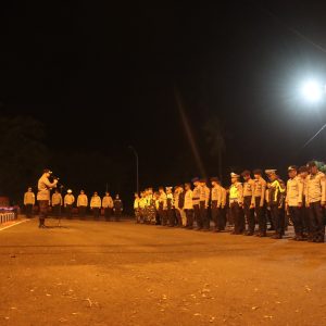 Jelang Pilkada, Polres Lampung Selatan Gelar Patroli Gabungan Jaga Keamanan