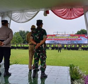 Jelang Hari Pencoblosan Pemilukada Serentak, Polres Semarang Gelar Apel Pergeseran Pasukan
