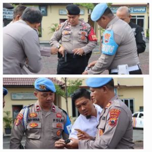 Cegah Penyalahgunaan, Polres Tegal Kota Gelar Pemeriksaan Anggota Pemegang Senpi