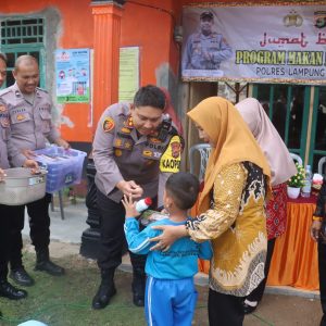 Polres Lampung Selatan Realisasikan Program Makan Bergizi Gratis untuk Anak PAUD