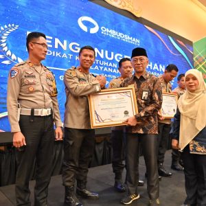 Polres Lampung Selatan Raih Predikat Zona Hijau Pelayanan Publik dari Ombudsman RI