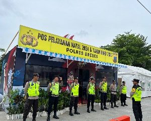 Nataru Dimulai Ratusan Personel Siap Jaga Keamanan di Kabupaten Brebes