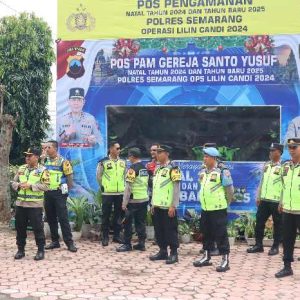 Arus Libur Nataru, Kapolres Semarang Pantau Kesiapan Pospam Rest Area 429 A Tol