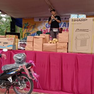 Gebyar Jalan Sehat Desa Pasuruan ke 91 Tahun Diwarnai Hadiah Utama Sepada Motor