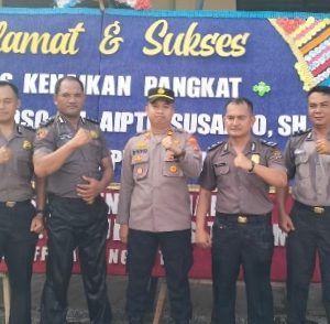 Kado Akhir Tahun 2024, Empat Anggota Polsek Penengahan Naik Pangkat, Iptu Dixko Romadi Alfansyah Subing, S.Tr.K.,M.M; Lebih Semangat dan Sukses Dalam Berkarir