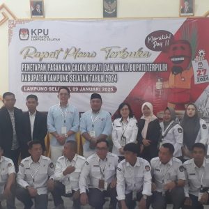 KPU Lampung Selatan Gelar Rapat Pleno Terbuka Tetapkan Bupati dan Wakil Bupati Terpilih Pilkada 2024