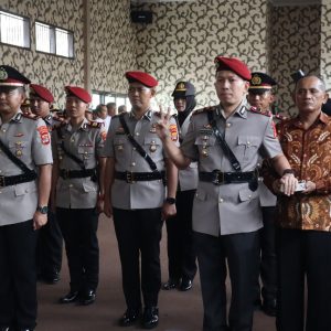 Empat Jabatan Strategis Polres Lampung Selatan Resmi Berganti
