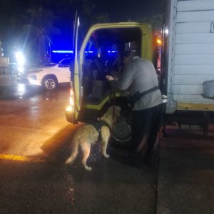 Polisi Perketat Pemeriksaan Narkoba di Pelabuhan Bakauheni dengan Satwa K-9