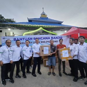 PT ASDP Indonesia Ferry (Persero) Cabang Bakauheni Berikan Bantuan Kepada Korban Banjir di Bandar Lampung
