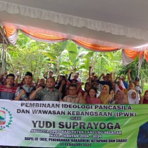 Yudi Suprayoga DPRD Lamsel Gelar Pembinaan IPWK di Desa Ruguk Kecamatan Ketapang