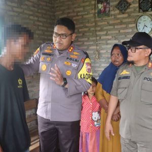 Kapolres Lampung Selatan Sambangi Pelaku Pencurian Pisang, Kedepankan Pendekatan Humanis