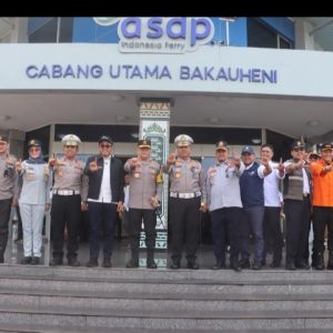 Kakor Lantas Polri Tinjau Kesiapan Operasi Ketupat Krakatau 2025 di Pelabuhan Bakauheni