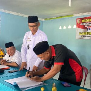 Kampung Ringin Sari Gelar Musyawarah Penetapan Anggaran Pendapatan dan Belanja Kampung (APBKAMP) Tahun 2025
